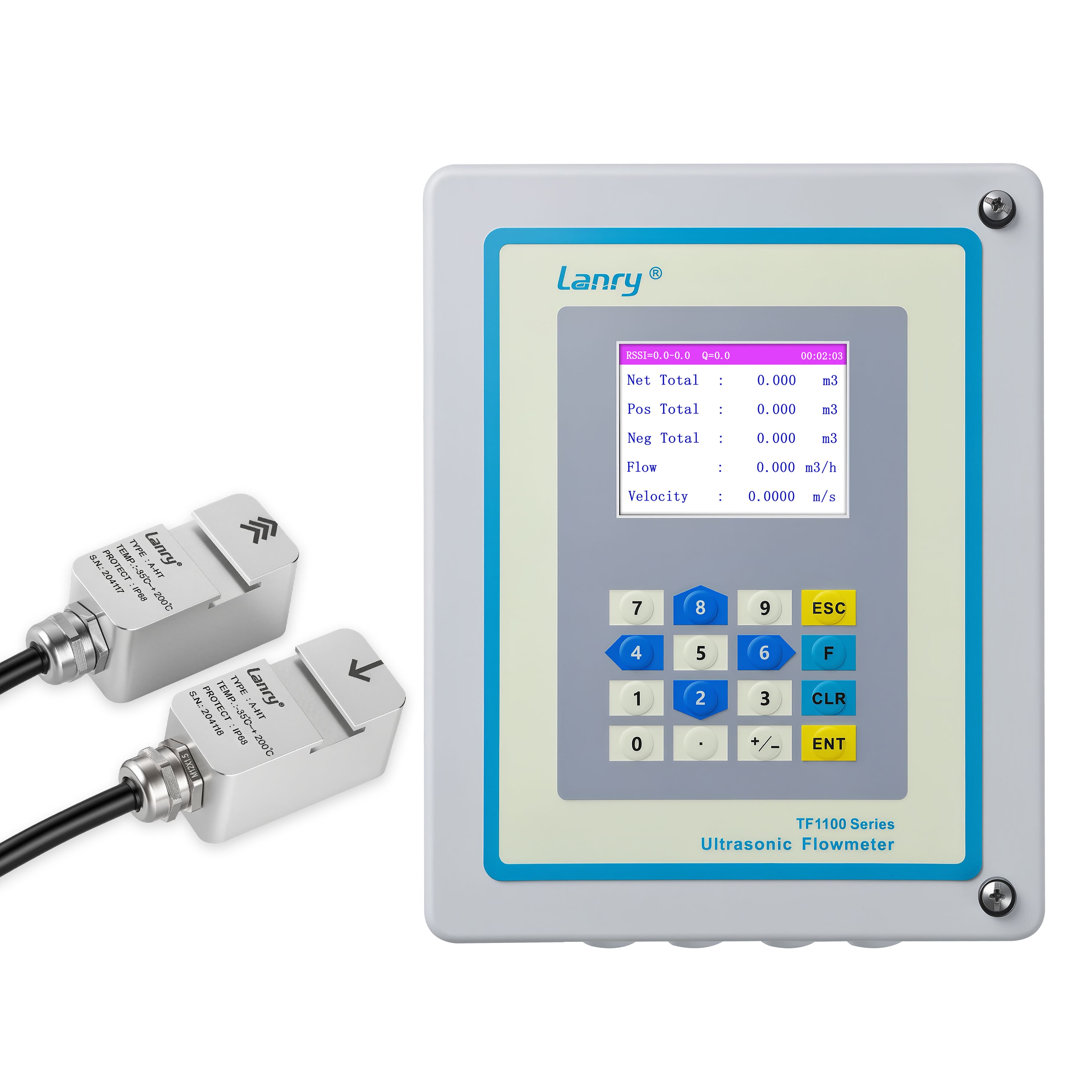 Wall-mounted Transit-time Ultrasonic Flowmeter TF1100-EC Featured Image