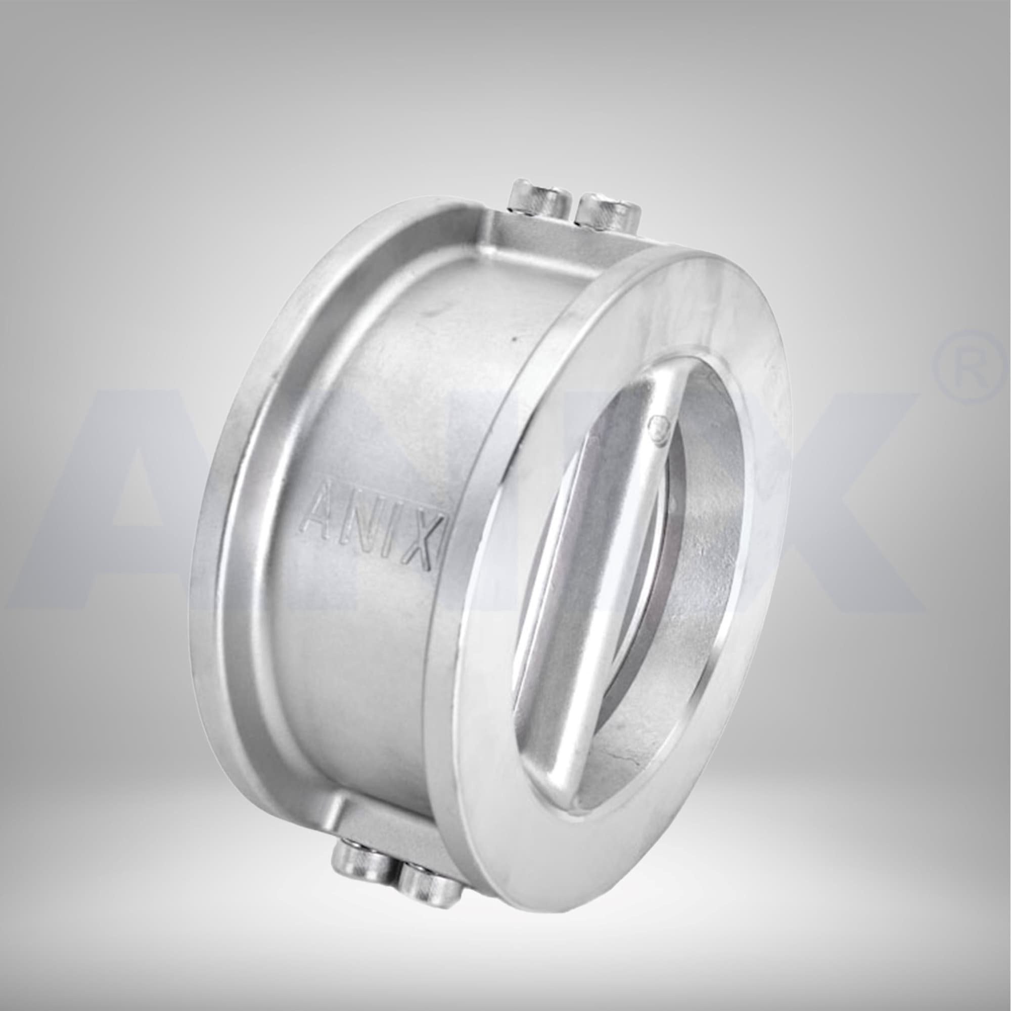 Picture of ANIX Stainless Steel Wafer Double Disc Spring Check Valve