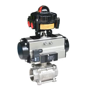 actuated ball valve