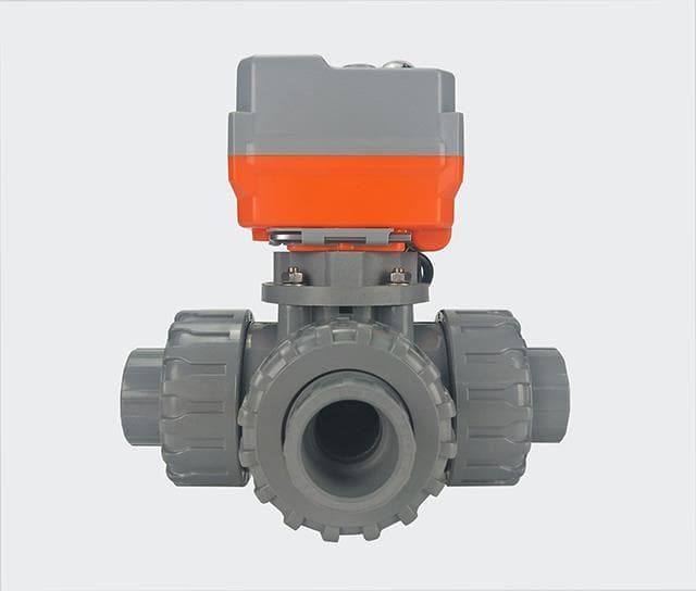 three way ball valve pvc