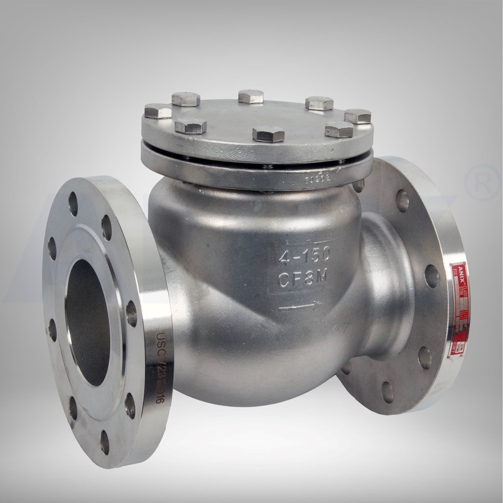 Picture of ANIX Stainless Steel Swing Check Valve Class 150 / 300 RF