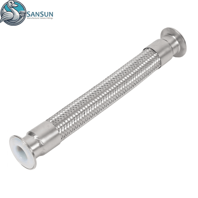 Data Center Liquid Cooling Systems Stainless Steel Woven Mesh Corrugated Pipe