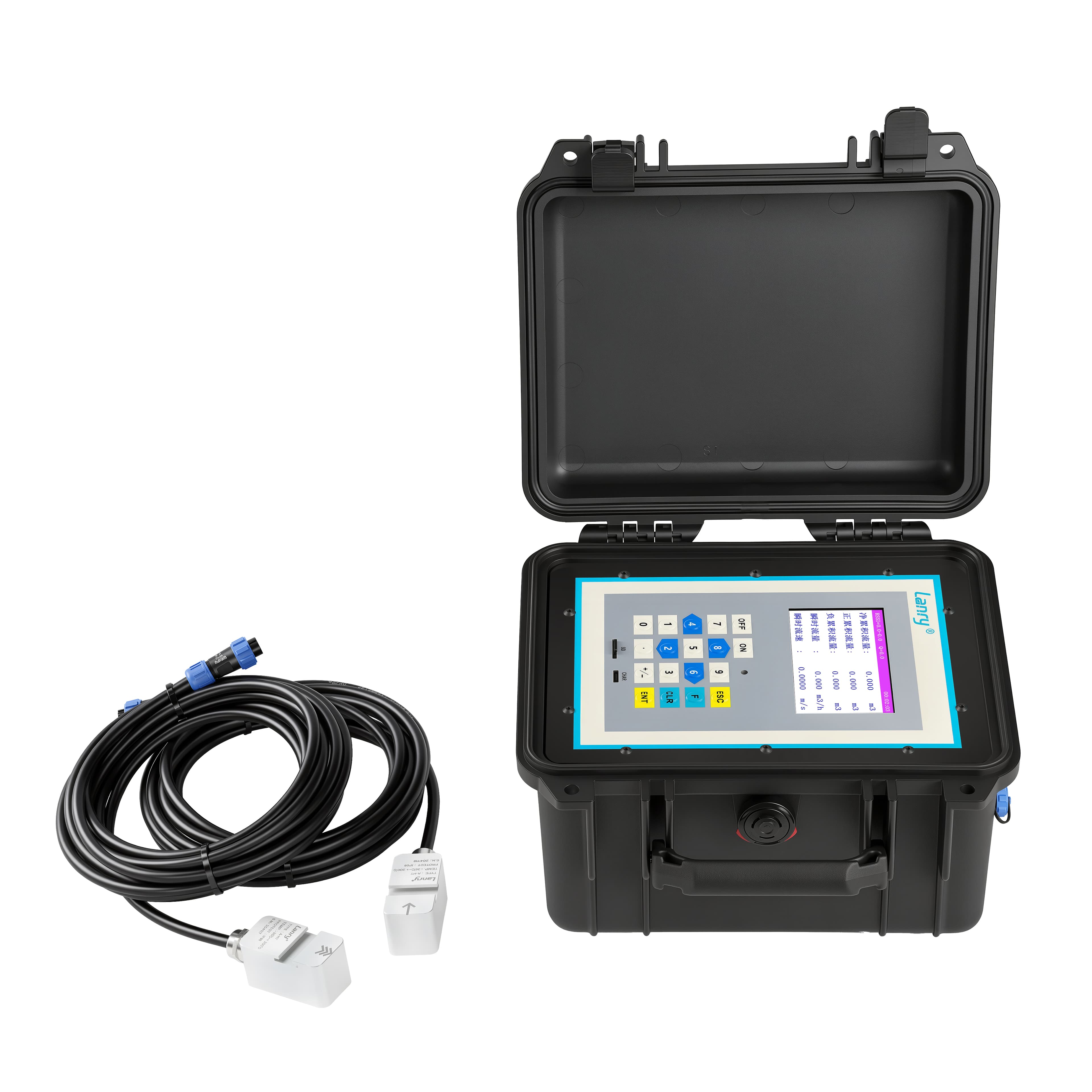 Portable Transit-time Clamp On Ultrasonic Flowmeter TF1100-EP Featured Image