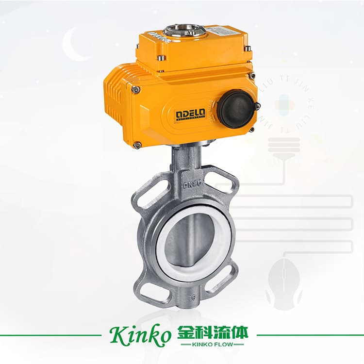 Electric stainless steel butterfly valve