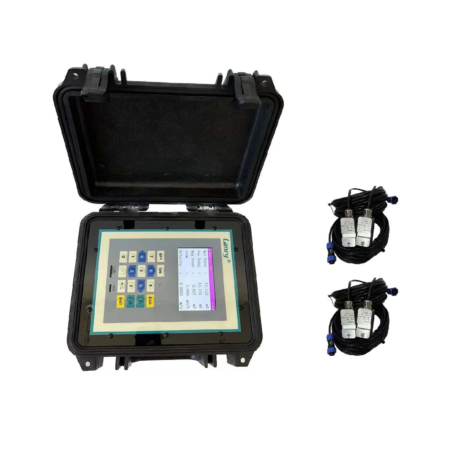 Portable Dual Channels Clamp On Ultrasonic Flowmeter TF1100-DP Featured Image