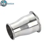 Stainless Steel Tri Clamp Reducer Concentric Reducing Ferrule AISI316L for AI Data Center Liquid Cooling CDU Pipeline SANSUN