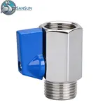 Hygienic Stainless Steel Male Female Thread Mini Ball Valve AISI304 AISI316L For AI Data Center Liquid Cooling CDU Closed‑Loop System SANSUN