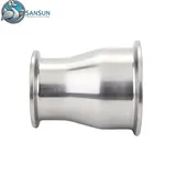 Stainless Steel Tri Clamp Reducer Concentric Reducing Ferrule AISI316L for AI Data Center Liquid Cooling CDU Pipeline SANSUN