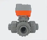 three way ball valve pvc