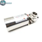 316L Stainless Steel Pneumatic Tri-Clamp Butterfly Valve for Data center liquid cooling Systerm