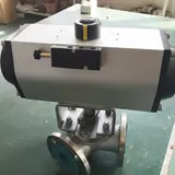 Y pattern 3 way ball valve 120 degree 135 degree