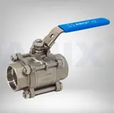 Picture of ANIX Stainless Steel Socket Weld Ends 3-Piece Ball Valve 1000#