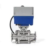 Electric Quick-Install Three-Piece Ball Valve