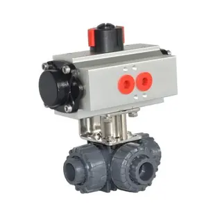 three way ball valve pvc