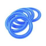 Food Grade SMS union Blue Silicone Rubber Gasket Seal