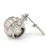 One-Piece Quick-Install Manual Butterfly Valve with Telescopic Handle