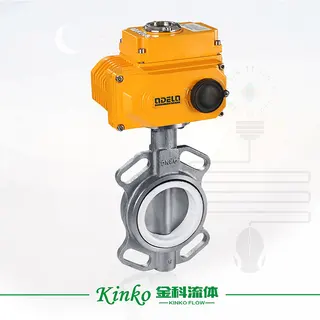 Electric stainless steel butterfly valve