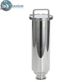 Data Center Liquid Cooling Systems 316L Stainless Steel Welded Angle Filter