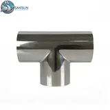 Butt‑Weld Stainless Steel Tee for Liquid Cooling System