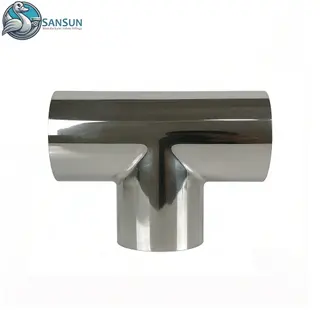 Butt‑Weld Stainless Steel Tee for Liquid Cooling System